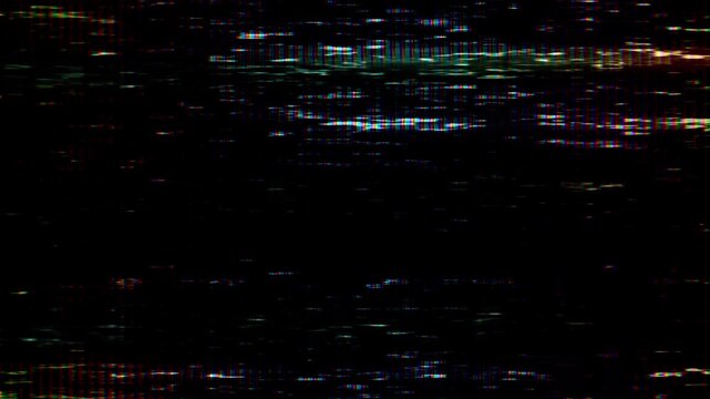 VHS Style Analog Noise Background Material