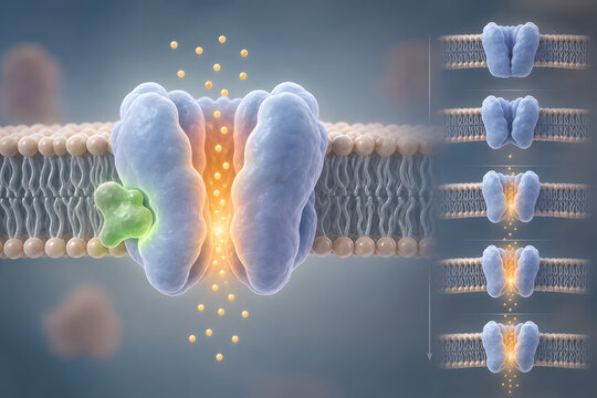 Allosteric modulator enhancing ion channel opening frequency