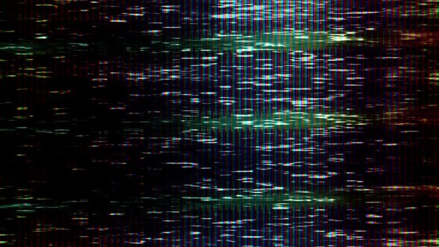 VHS Style Analog Noise Background Material
