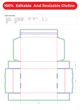 custom dimensions flip top boxes zipper dieline template box dieline die lines packaging custom dieline  box cardboard box dieline pizza box dieline printable product packaging layout,