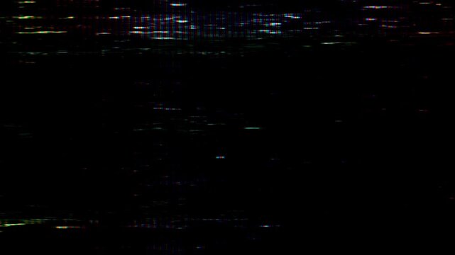 Cyberpunk Screen Distortion and Glitch Art