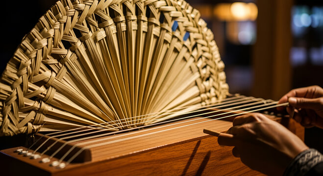 Sasando is a traditional plucked musical instrument from East Nusa Tenggara, Indonesia.