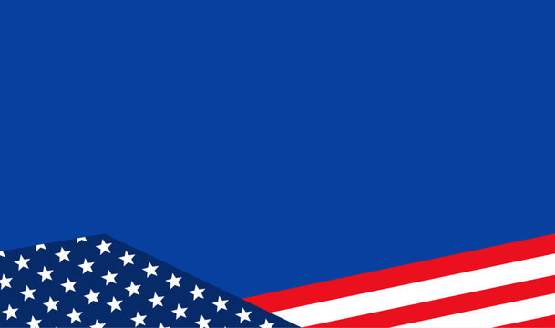 Design of american flag suitable for patriotic concepts, july 4th, usa national holidays, americana themes, print materials, and backgrounds.