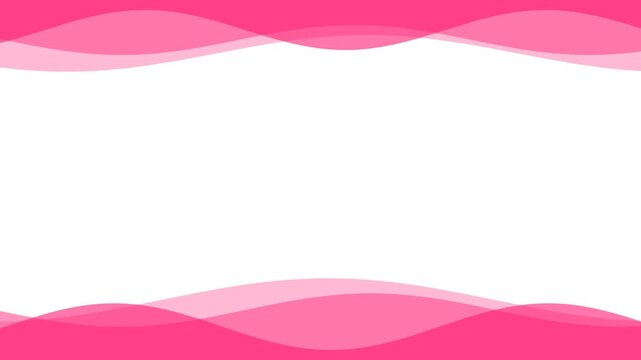 Waves Border Pink Seamless Looping Motion Graphics Background