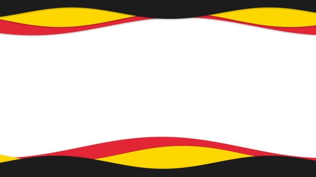 Belgium Waves Border Seamless Looping Motion Graphics Background