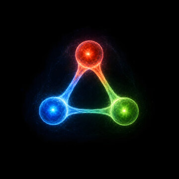 Luminous Quark Particle Bound by Flux Tubes