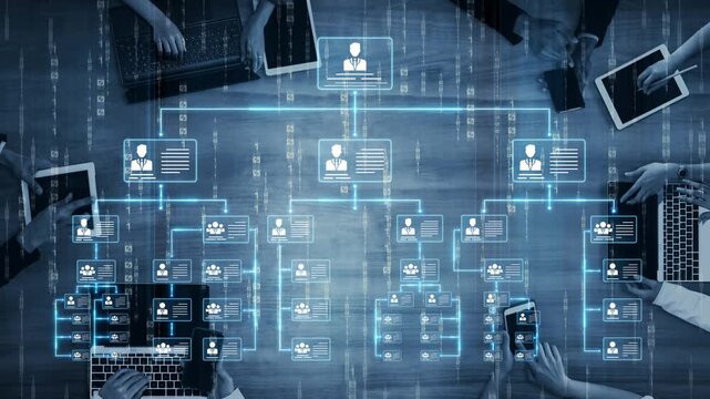Corporate org chart and team structure show hierarchy, team, and structure for clear organization, management, and operational planning Marrow