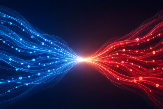 Electron and hole recombination at luminous junction