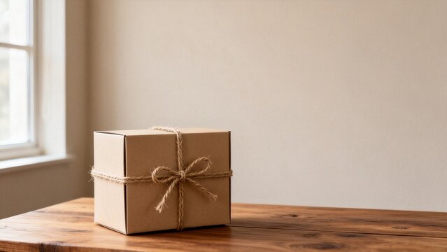 Kraft box Paper box Cardboard Twine Ecommerce packaging Mailer box ...