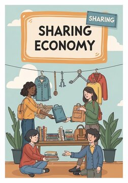 Threads of Connection: A Vibrant Exchange