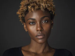 Black Portrait Photography Natural Hair Studio Contemporary Art © This is Art