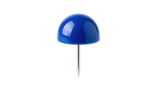 Blue Pushpin with Sharp Metal Point 1.