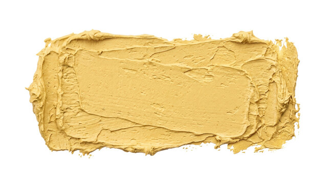 Closeup texture of creamy peanut butter spread.