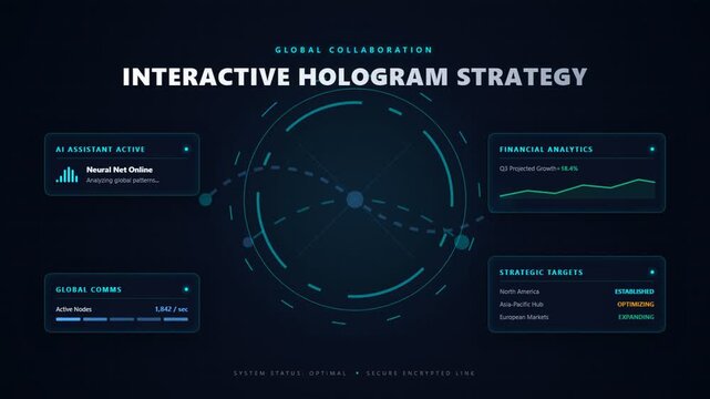 Interactive Hologram Technology Concept Design.