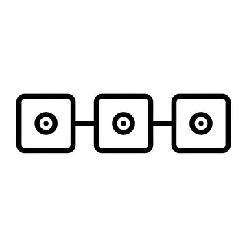 vetor block chain icon
