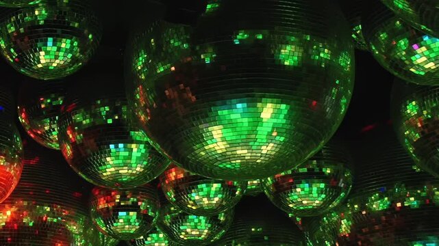 A kaleidoscope of light transforms the disco for a spectacular birthday party.