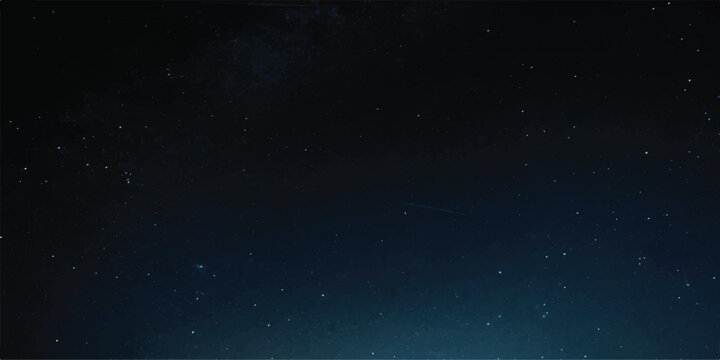 Dark Blue Starfield Background. Minimal celestial particle landscape with expansive cosmic depth. Refined night sky texture for modern visual compositions