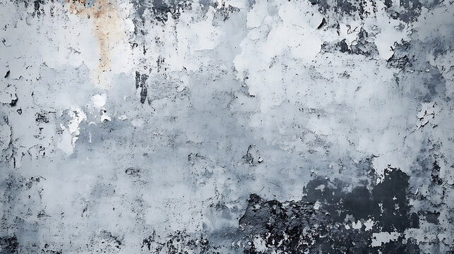 Textured Grunge Wall Surface with Peeling Paint and Grungy Details.