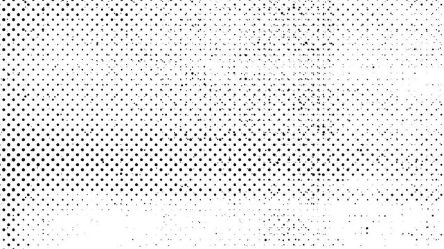 Distressed Halftone Texture with Dot Pattern Overlay.