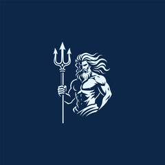 Poseidon Guardian Ocean Logo © Fajarhidayah11