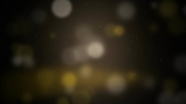 Golden luxury glitter bokeh elegant background for creative projects
