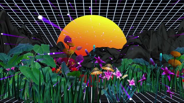 Abstract Tropical Background 01