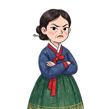 Wicked Stepmother from Korean Folklore (한국 민속 동화 속 사악한 계모)