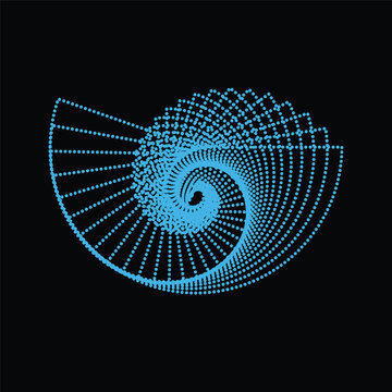 Art & Illustration Abstract Radial Curve Pattern Vector Decorative Shape
