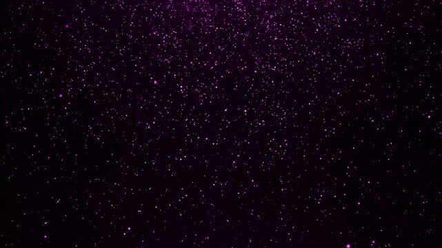 Falling Purple Glitters Background 4k Video