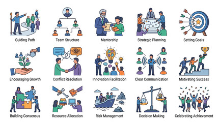 Fototapeta premium Business People Working Together Successfully.