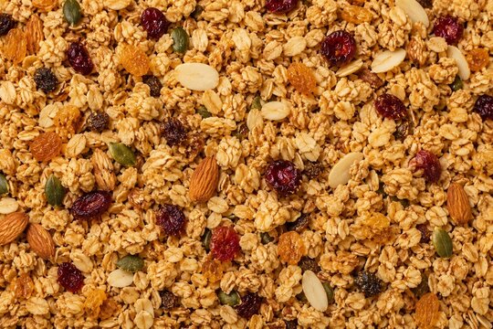 Granola Cereal Background. Cereal Background.