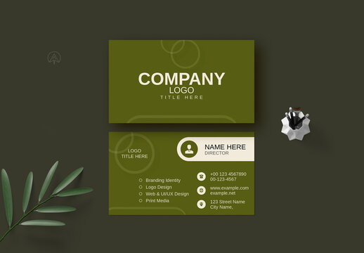 Business Card Layout