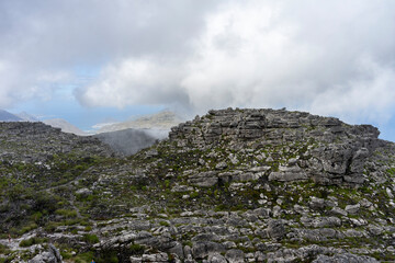 Fototapeta premium Panoramic View from Table Mountain in Cape Town, South Africa