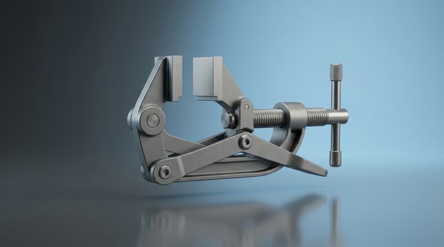 Kant twist clamp 3D render parallel jaw holding tool engineered for distortion free clamping precision assembly and fabrication