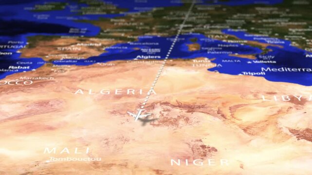 Flight From Oslo NORWAY to Accra GHANA with flag pins