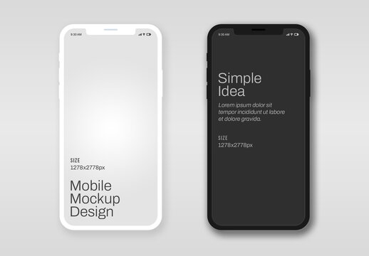 2Smart Phone Screen Mockup