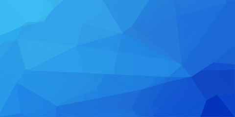 Obraz premium Abstract Blue Geometric Triangle Background with Digital Wave Pattern Smooth Gradient Light Texture Vector Illustration for Futuristic Business Wallpaper Web Template Design