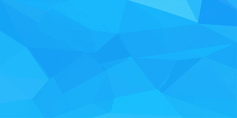 Obraz premium Abstract Blue Geometric Triangle Background with Digital Wave Pattern Light Texture Vector Illustration for Modern Technology Wallpaper Web Template Design