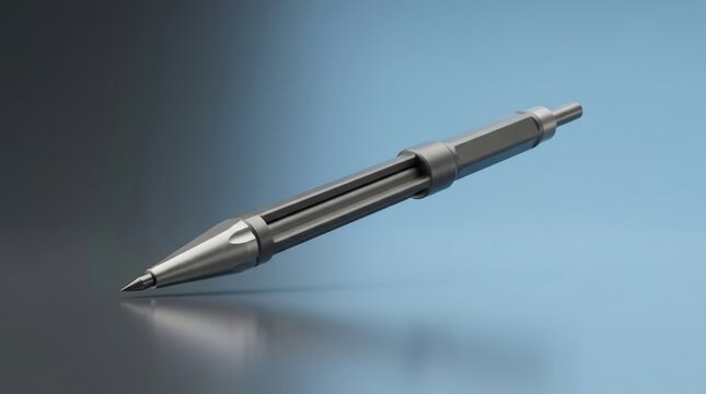 Scriber tool 3D render precision marking instrument engineered for layout creation fabrication preparation and workshop accuracy