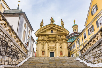 Obraz premium Mausoleum of Emperor Ferdinand II, City of Graz – Historic Centre and Schloss Eggenberg, UNESCO World Heritage Site, Austria