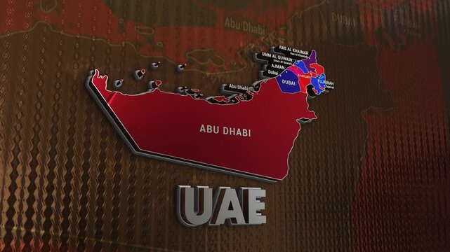 UAE Map