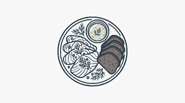 Intricate celtic knotwork symbol design illustration.