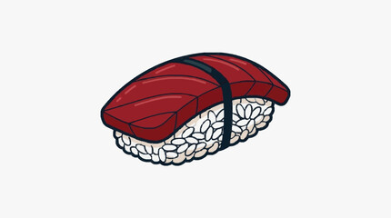 Red and blue knitted beanie hat with NY logo. © Brody