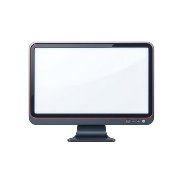 Modern Computer Monitor Transparent Background