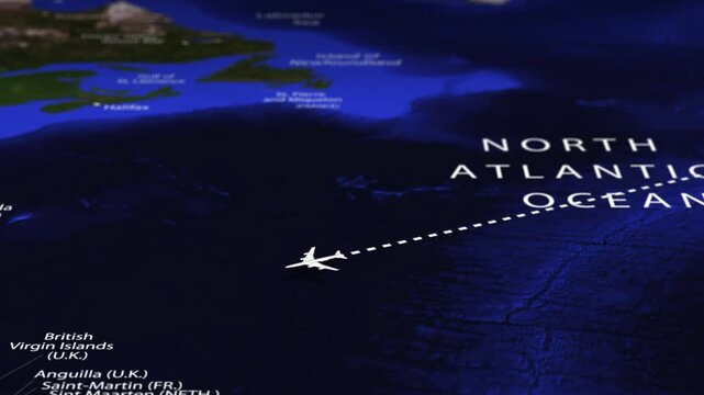 Flight From Oslo NORWAY to Managua NICARAGUA with flag pins