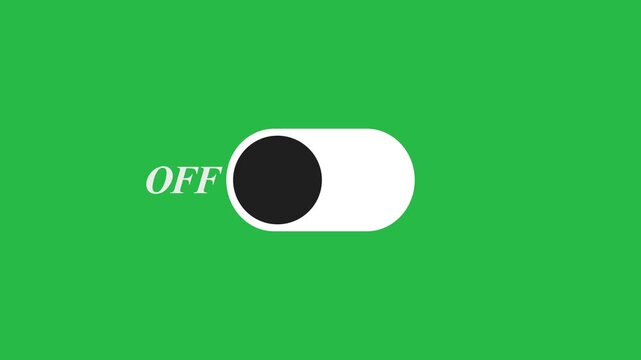 Green power button on off animation loop power button animation on off button loop toggle switch animation