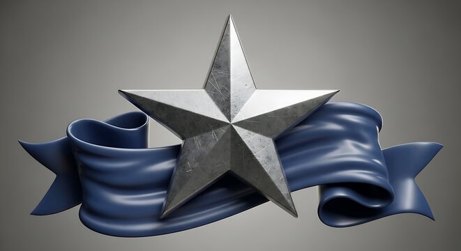 Modern blue paper plane origami art arrangement.