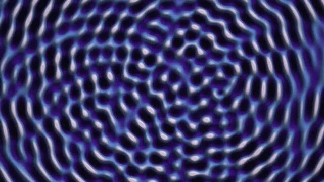 Abstract Cymatics Liquid Sound Wave Background with Purple and Blue Patterns