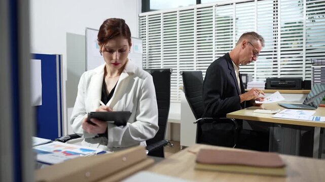 Co-workers are consultants on business documents, tax, transactions and business combinations after a bankrupt merger with a newly founded company.