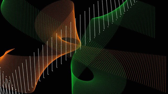 Independence Day Concept Linear Motion Graphic